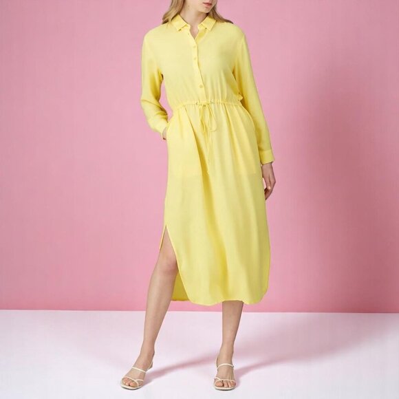 Sita Murt Yellow Shirt Dress Euro Size 38 US Size 6 - Picture 1 of 13
